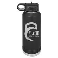 Fit30 logo water bottle